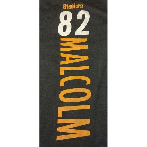 Pittsburgh Steelers Malcolm T Shirt Men XL NFL Black Logo Football #82 - Picture 9 of 11